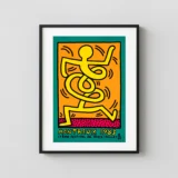 Montreux Jazz Festival 1983 Concert Poster by Keith Haring