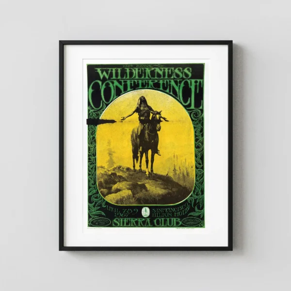 Mouse & Kelley 1967 10th Annual Biennial Wilderness Conference Poster