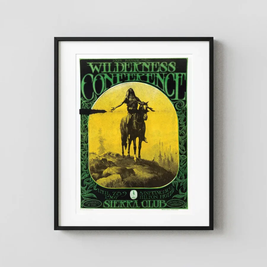 Mouse & Kelley 1967 10th Annual Biennial Wilderness Conference Poster