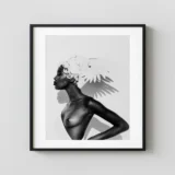 Naomi Campbell Circa 1985 Nude Photography Print