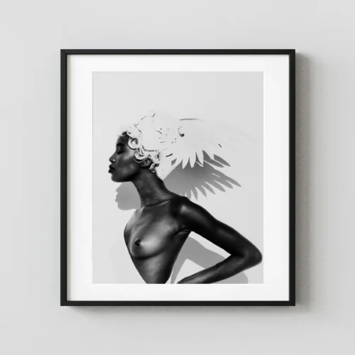 Naomi Campbell Circa 1985 Nude Photography Print