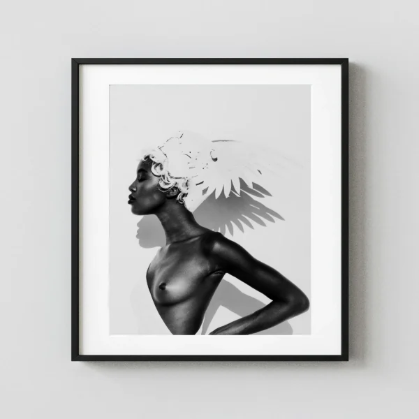 Naomi Campbell Circa 1985 Nude Photography Print