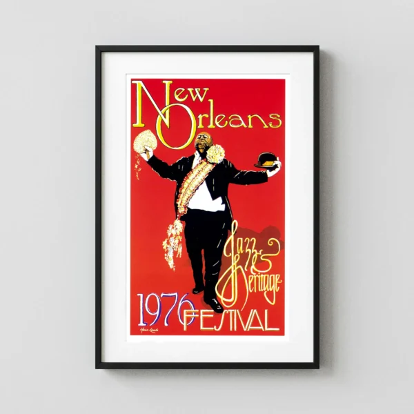 New Orleans Jazz Heritage Festival 1976 Music Poster