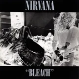 Nirvana Bleach Pressing White LP Vinyl Record Music Poster
