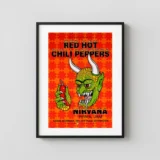 Nirvana, Pearl Jam, Red Hot Chili Peppers 1991 San Francisco Poster