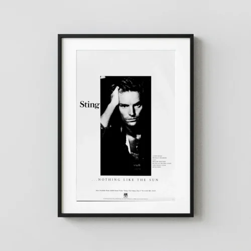 Nothing Like the Sun (a & M Records, 1987) Music Poster