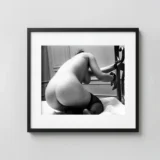 Rear View on Bed, Paris 1981 Nude Photography Print
