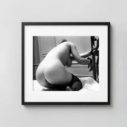Rear View on Bed, Paris 1981 Nude Photography Print