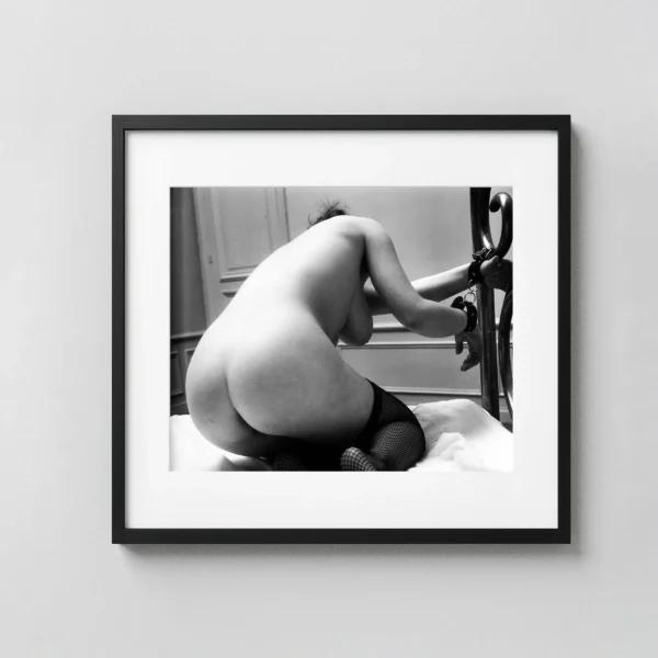 Rear View on Bed, Paris 1981 Nude Photography Print