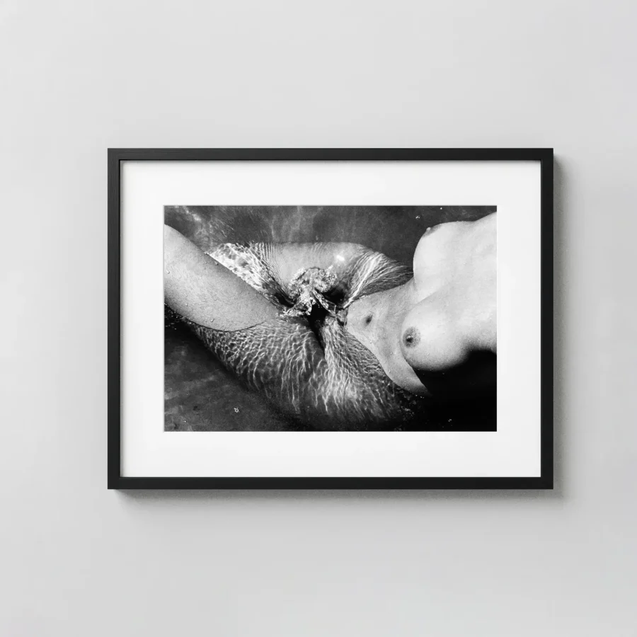 Nu De La Mer Camargue 1966 displayed as a framed wall mockup