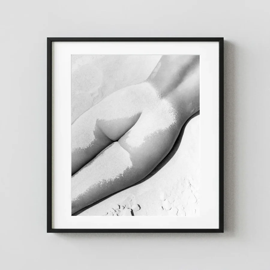 Nu Sable 1949 displayed as a framed wall mockup