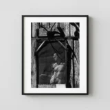 Nude Reflection in Window 1963 Photography Print