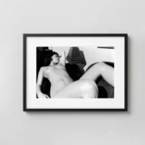 Reclining Nude with Geometric Forms 1982 Photography Print