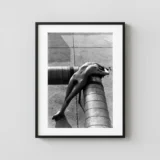 Nude A La Terrasse II Paris 1975 Photography Print