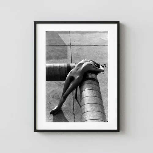 Nude A La Terrasse II Paris 1975 Photography Print