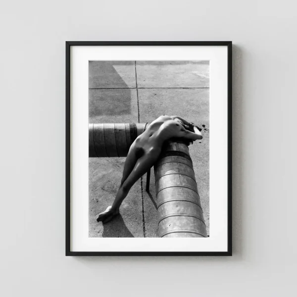 Nude A La Terrasse II Paris 1975 Photography Print