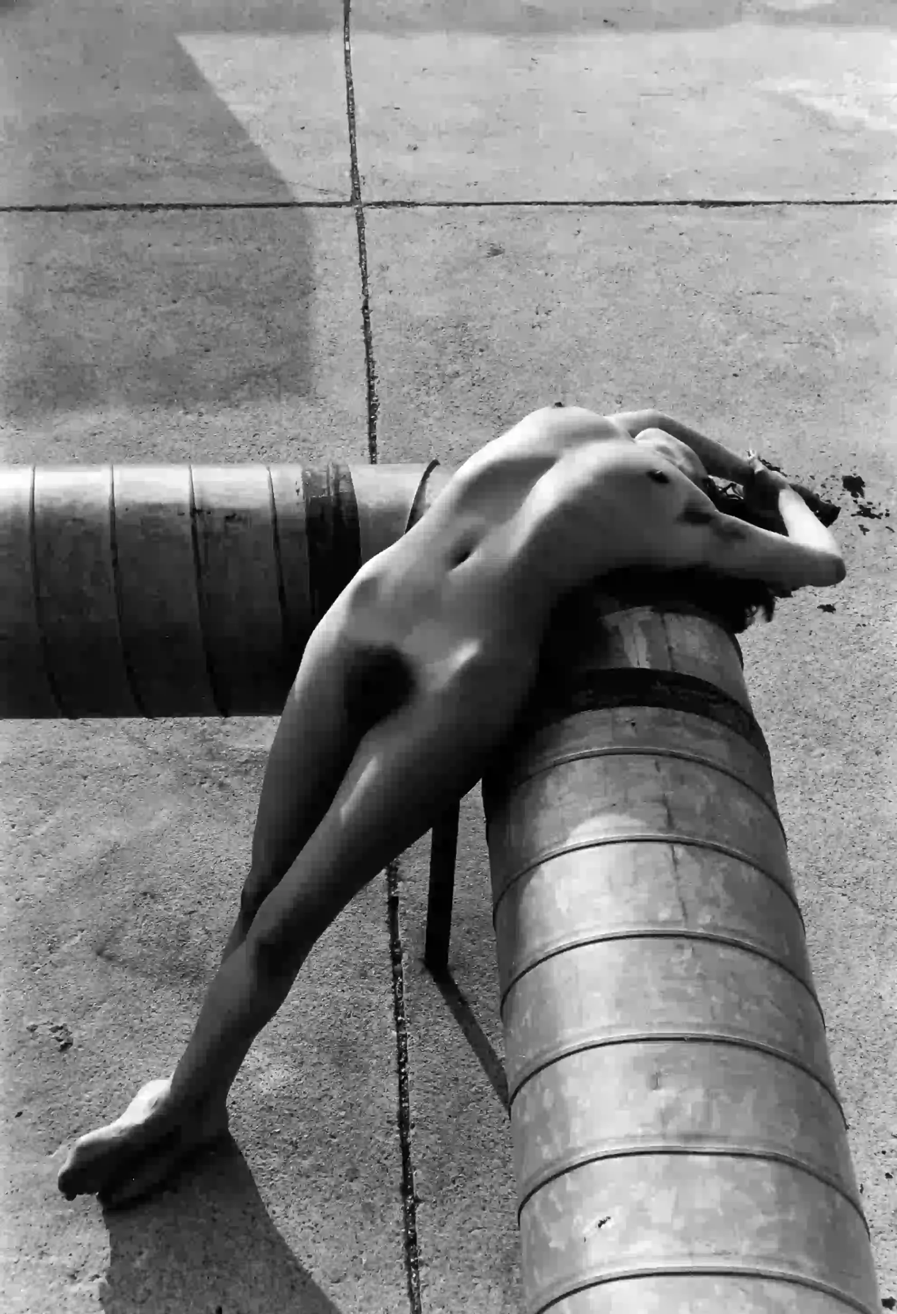 Nude A La Terrasse II Paris 1975 Photography Print