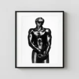 High-Contrast Male Nude 1989 Photography Print