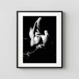 Nude Hugging Knee 1960 Photography Print