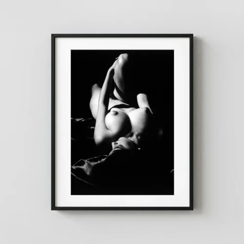 Nude Hugging Knee 1960 Photography Print