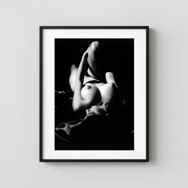 Nude Hugging Knee 1960 Photography Print