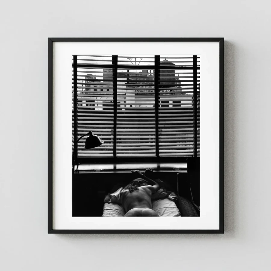 Nude Interior New York 1936 displayed as a framed wall mockup
