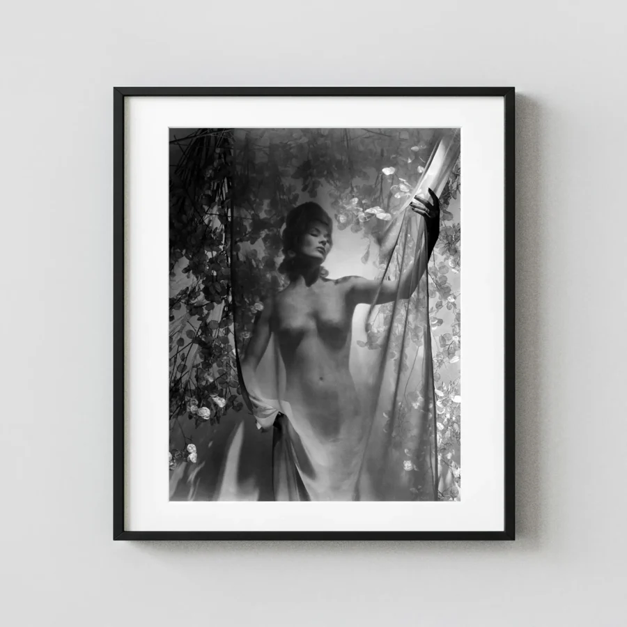 Nude Lisa With Money Plant 1939 displayed as a framed wall mockup