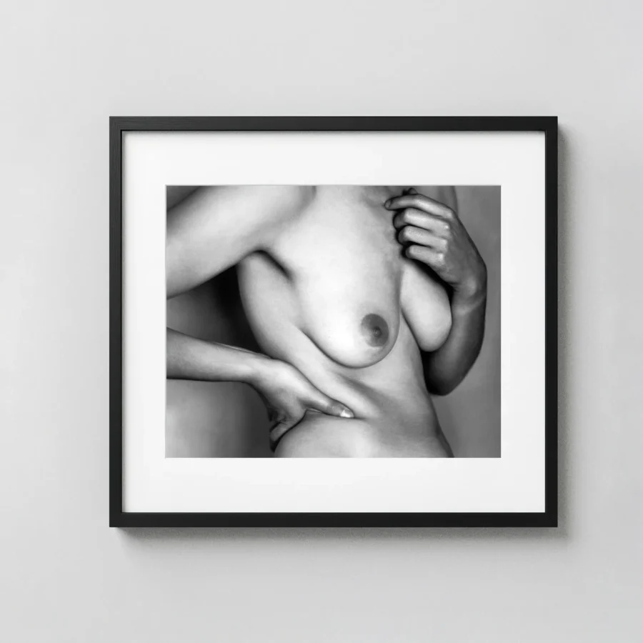 Nude Miriam Lerner Hands And Torso 1925 displayed as a framed wall mockup