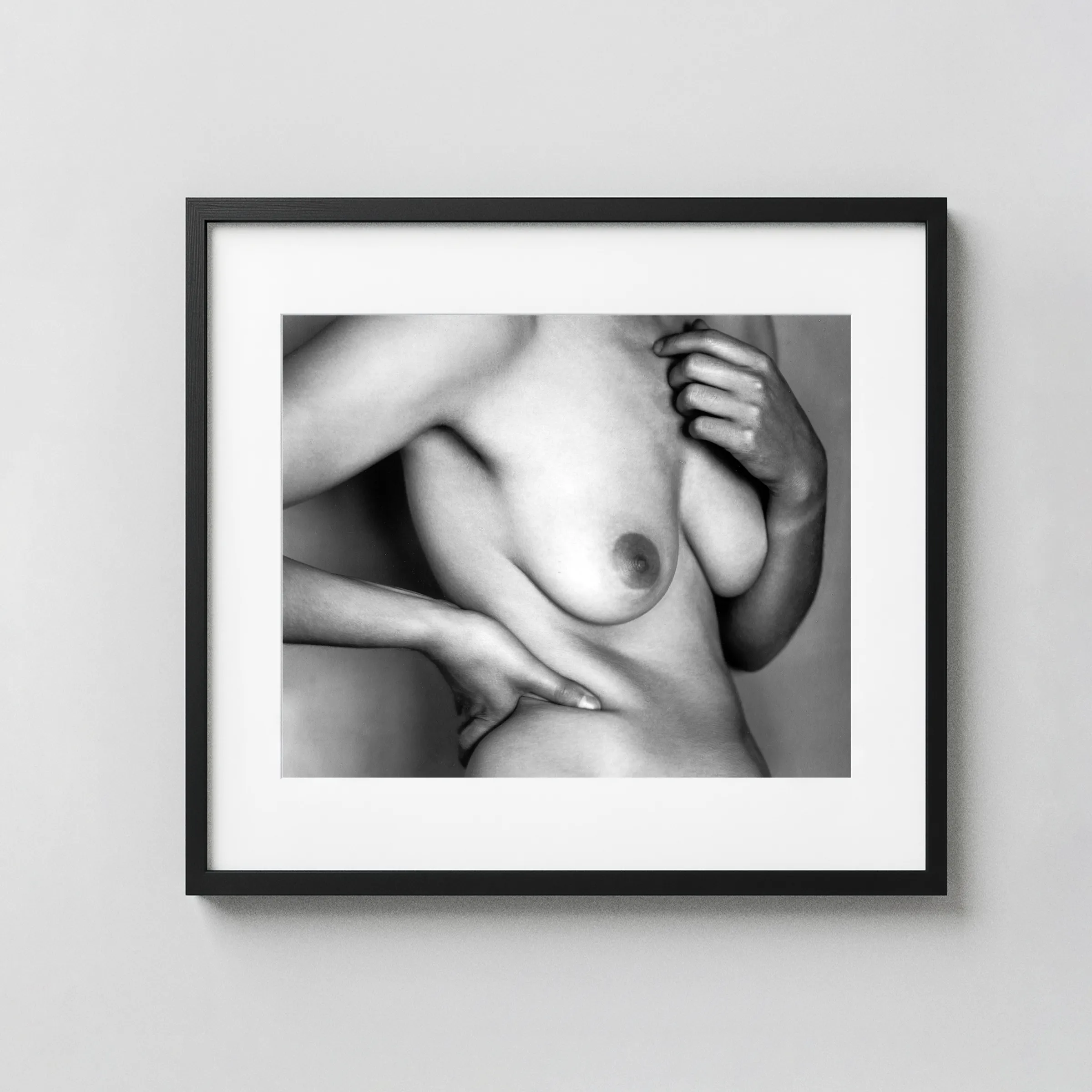 Nude Miriam Lerner Hands And Torso 1925 displayed as a framed wall mockup