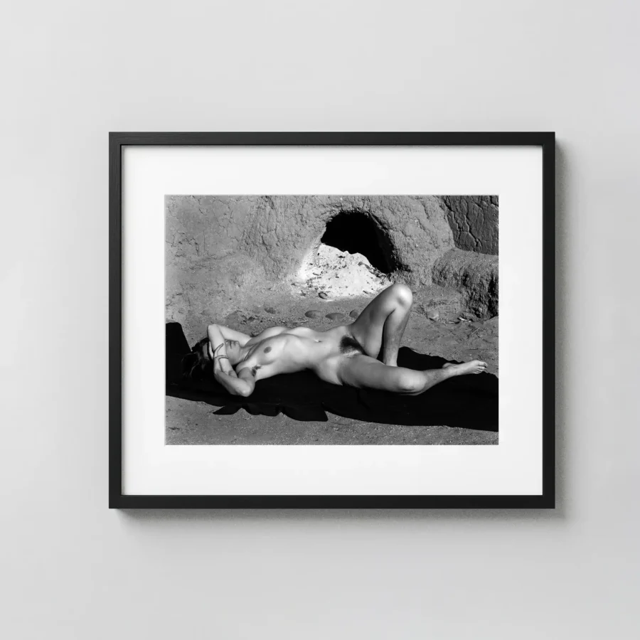 Nude New Mexico 1937 displayed as a framed wall mockup