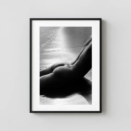 Nude On A Beach Camargue 1971 Photography Print