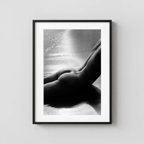 Nude On A Beach Camargue 1971 Photography Print
