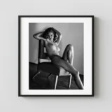 Nude On A Chair 1960 Photography Print