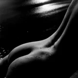 Nude On Beach Circa 1970 Photography Print