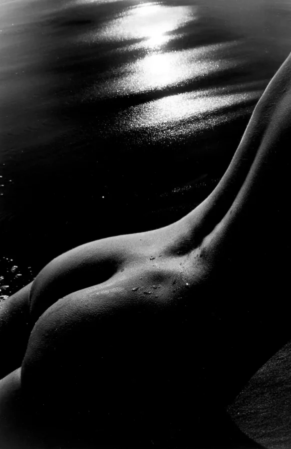 Nude On Beach Circa 1970 Photography Print
