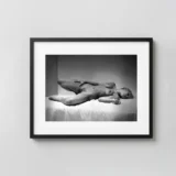 Nude On Bed 1960 Photography Print