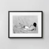 Nude On Sand Charis Oceano 1936 Photography Print