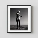 Nude Standing With Baby Oil 1960 Photography Print