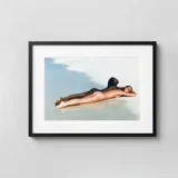 Two Figures on Beach 1969 Photography Print
