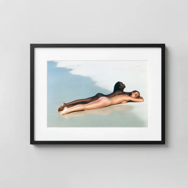 Two Figures on Beach 1969 Photography Print