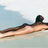 Two Figures on Beach 1969 Photography Print