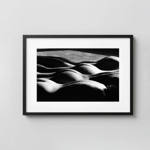 Layered Nudes in Shadow 1985 Photography Print