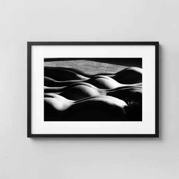 Layered Nudes in Shadow 1985 Photography Print