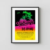 Ozzy Osbourne, Def Leppard 1981 Springfield, IL Concert Poster