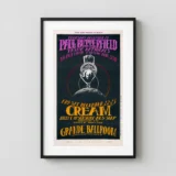 Paul Butterfield, Cream Grande Ballroom Concert Poster (Russ Gibb, 1967)