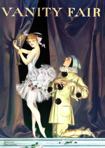 Pierrot and Columbine, Vanity Fair Magazine Cover, June 1915 Music Poster