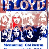 Pink Floyd 1972 Portland, OR Concert Poster