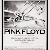 Pink Floyd 1975 Wish You Were Here Era Pittsburgh, PA Concert Poster