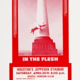 Pink Floyd 1977 Animals Era Houston, Texas "in the Flesh" Concert Music Poster