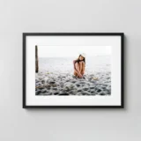 Raquel Welch On The Beach 1960 Nude Photography Print